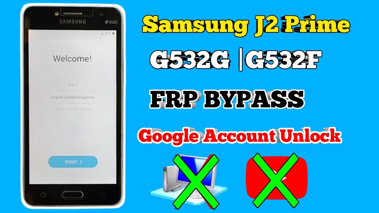 Unlock Samsung J2 Prime and G532G with FRP Bypass Trick Unlock Samsung J2 Prime and G532G with FRP Bypass Trick
