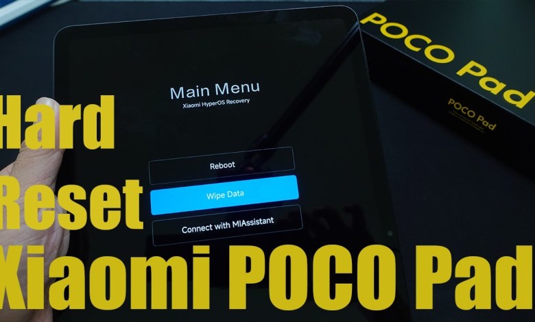 How To Hard Reset Xiaomi POCO Pad How To Hard Reset Xiaomi POCO Pad