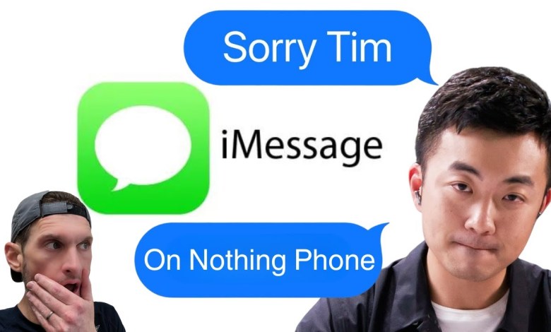 Nothing Phone 2 Now Supports Apple iMessage – Sorry Tim Nothing Phone 2 Now Supports Apple iMessage – Sorry Tim