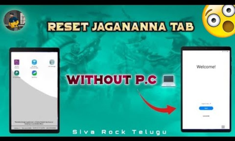 Jagananna Tab Reset 2024 | All Apps | Reset Problem Jagananna Tab Reset 2024 | All Apps | Reset Problem