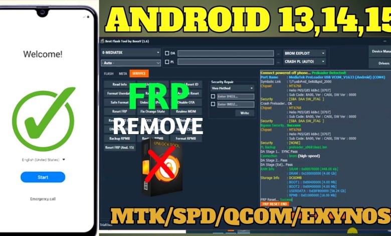 Unlocking the Mystery: How to Bypass FRP Lock on Android 13, 14, and 15 Using the BFT Tool! Unlocking the Mystery: How to Bypass FRP Lock on Android 13, 14, and 15 Using the BFT Tool!