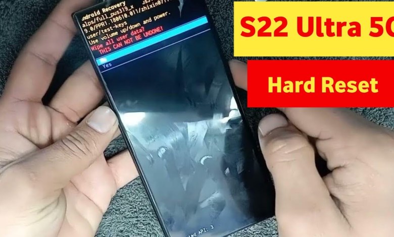Samsung Galaxy S22 Ultra 5G Hard Reset || Android 13 || Samsung Galaxy S22 Ultra 5G Hard Reset || Android 13 ||