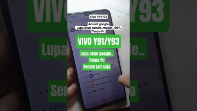 Vivo Y91/93 forgot Google account…easy Vivo Y91/93 forgot Google account…easy