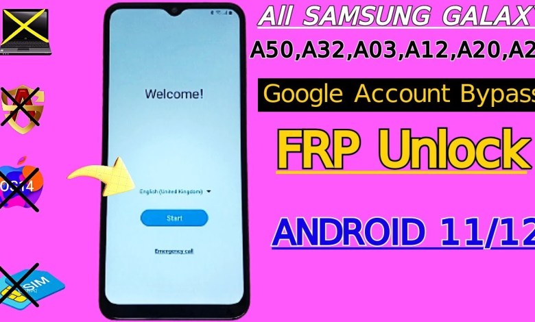 Samsung A50,A32,A21,A12,A03,A20 FRP Bypass Without PC | Samsung A50,A32,A21,A12,A03,A20 FRP Bypass Without PC |