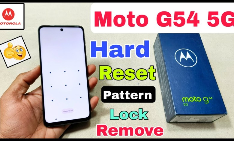 How To Hard Reset Moto G54 5G | Moto G54 Pattern Unlock How To Hard Reset Moto G54 5G | Moto G54 Pattern Unlock