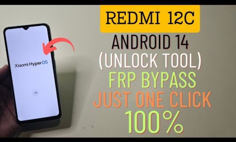 Redmi 12c Frp Bypass Android 14 One Click UnlockTool | Redmi 12c Frp Bypass Android 14 One Click UnlockTool |