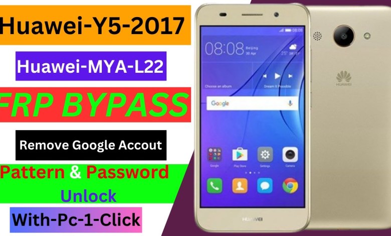 Huawei Y5 2017 FRP Bypass | Huawei MYA-L22| Password Huawei Y5 2017 FRP Bypass | Huawei MYA-L22| Password