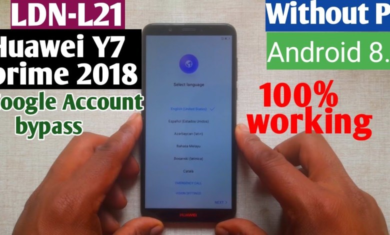 Huawei Y7 prime 2018 frp bypass // Huawei LDN-L21 Huawei Y7 prime 2018 frp bypass // Huawei LDN-L21