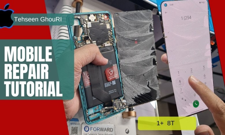 Oneplus 8T front glass change Oneplus 8T front glass change