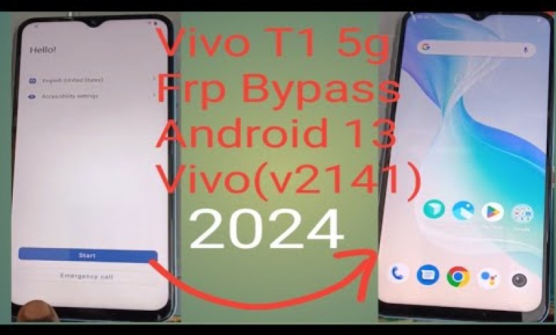 Vivo T1 5G Frp Bypass Android version 13| Vivo (V2141) Vivo T1 5G Frp Bypass Android version 13| Vivo (V2141)
