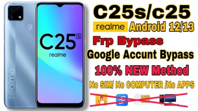Realme C25S/C25 Android 12/13 Frp Bypass Google Accunt Realme C25S/C25 Android 12/13 Frp Bypass Google Accunt
