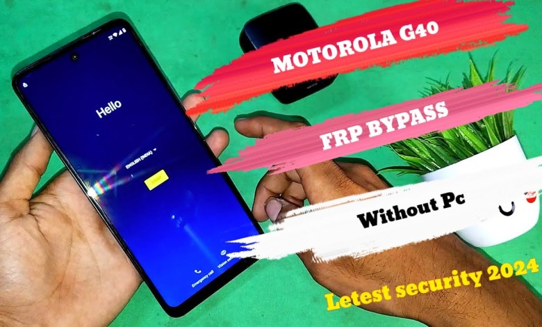 Unlock the Motorola G40 with the latest security features in 2024 using FRP Bypass! Unlock the Motorola G40 with the latest security features in 2024 using FRP Bypass!
