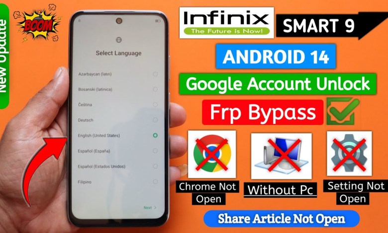 Unlocking the Mystery: How to Bypass Frp on Infinix Smart 9 (x6532) with Android 14 Unlocking the Mystery: How to Bypass Frp on Infinix Smart 9 (x6532) with Android 14
