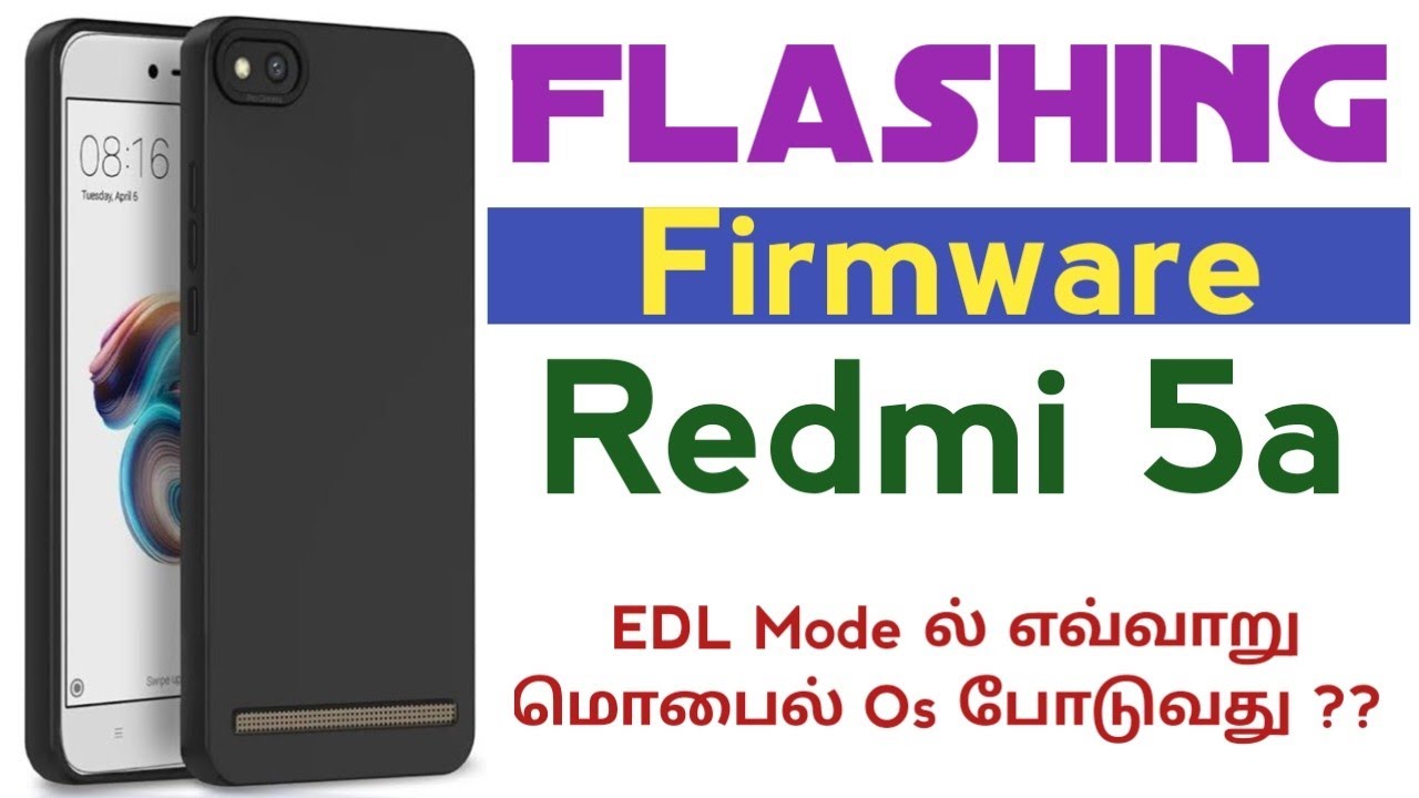 How to Flash firmware using EDL Mode || Redmi 5 a How to Flash firmware using EDL Mode || Redmi 5 a