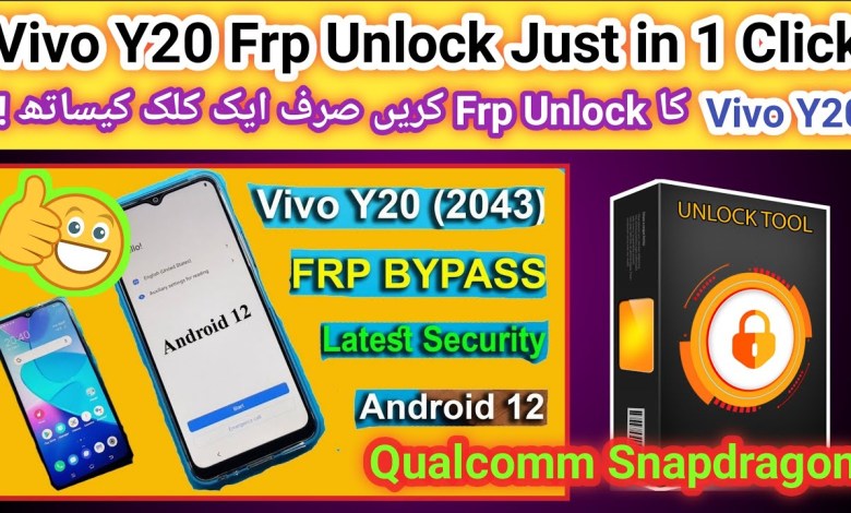 Vivo Y20 Frp unlock just in 1 click by unlock tool Vivo Y20 Frp unlock just in 1 click by unlock tool