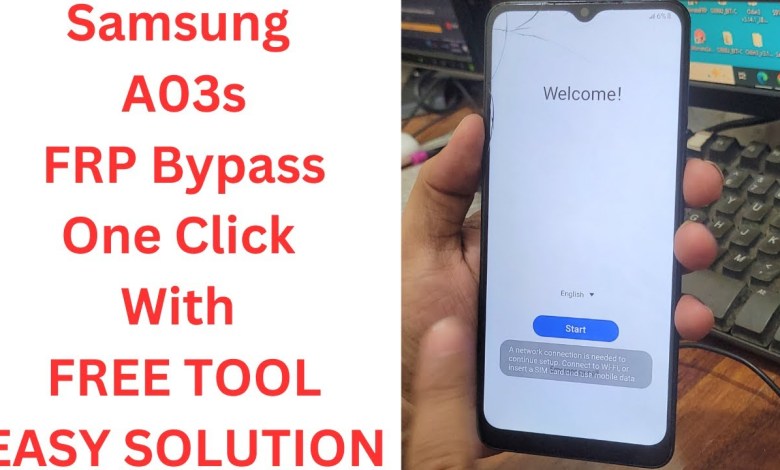 Unlock Samsung A03s FRP with a single click using a free tool – How does it work? Unlock Samsung A03s FRP with a single click using a free tool – How does it work?