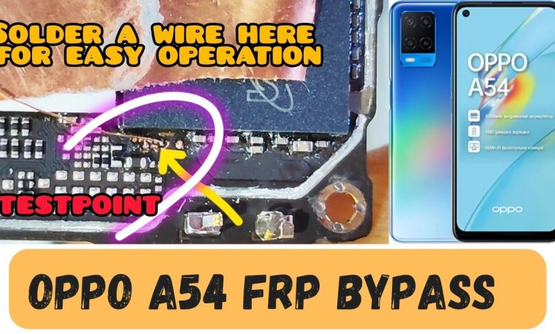 OPPO A54 cph2239 testpoint frp bypass OPPO A54 cph2239 testpoint frp bypass