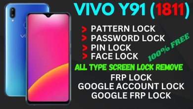 VIVO Y91 ( 1811 ) PATTERN, PIN PASSWORD UNLOCK||FRP VIVO Y91 ( 1811 ) PATTERN, PIN PASSWORD UNLOCK||FRP