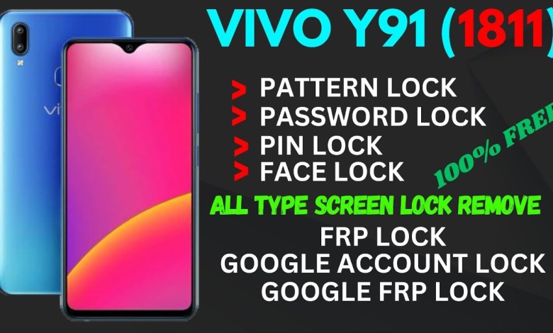 VIVO Y91 ( 1811 ) PATTERN, PIN PASSWORD UNLOCK||FRP VIVO Y91 ( 1811 ) PATTERN, PIN PASSWORD UNLOCK||FRP