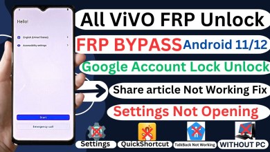 Curious about Vivo FRP Bypass Android 12/11? Can’t Open Settings? Curious about Vivo FRP Bypass Android 12/11? Can’t Open Settings?