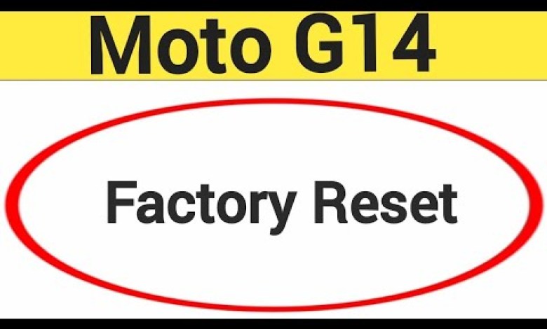 Moto G14 me factory reset kaise kare, How to factory Moto G14 me factory reset kaise kare, How to factory