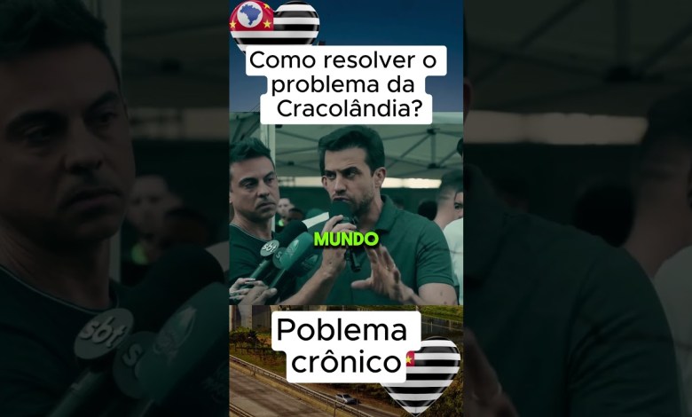 How to solve the problem of Cracolândia? Pablo Marçal How to solve the problem of Cracolândia? Pablo Marçal