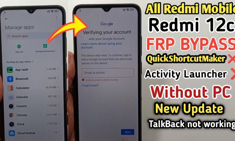 Redmi 12c (MIUI 13/14) FRP Bypass 2024 | All Redmi Redmi 12c (MIUI 13/14) FRP Bypass 2024 | All Redmi