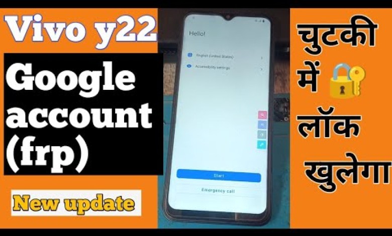 Vivo y22 Google account (frp)bypass !! how to format Vivo y22 Google account (frp)bypass !! how to format