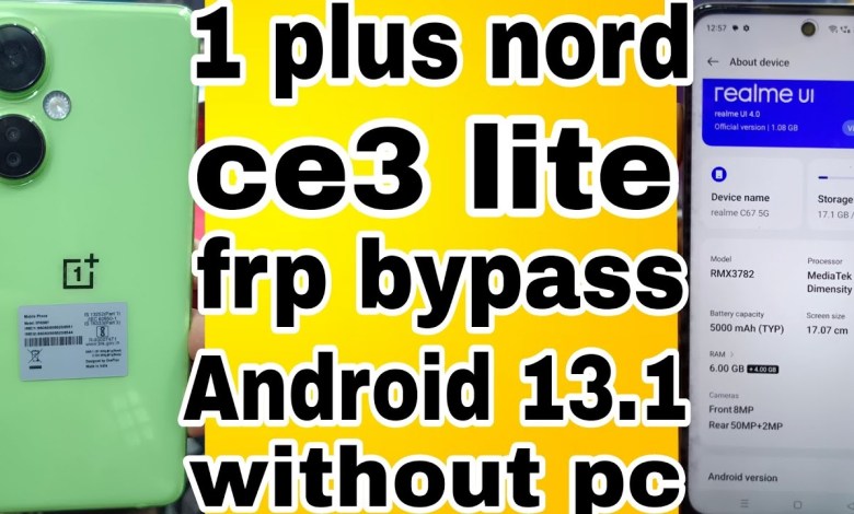 1 plus Nord CE 3lite 5g new model frp bypass Android 13 1 plus Nord CE 3lite 5g new model frp bypass Android 13