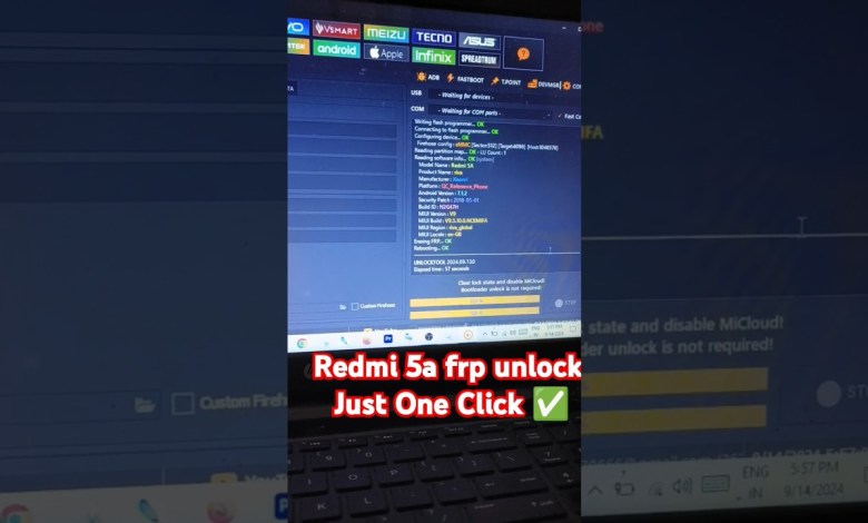 Unlock Redmi 5A FRP with this innovative method in 2024! Unlock Redmi 5A FRP with this innovative method in 2024!