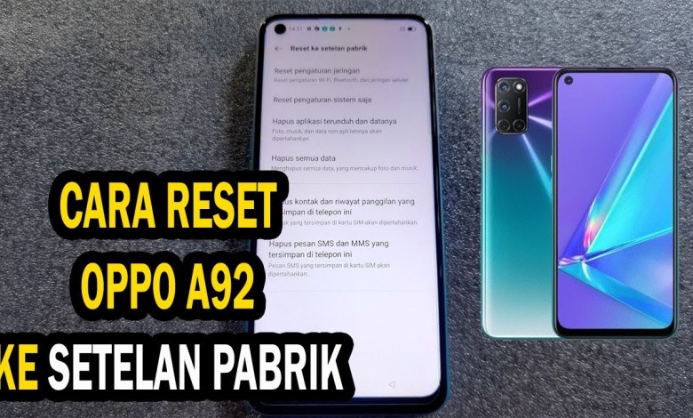 How to Reset Oppo A92 Back to Factory Settings How to Reset Oppo A92 Back to Factory Settings