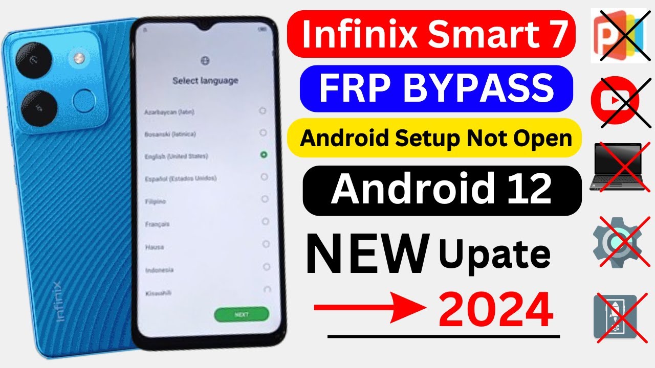 How to Bypass FRP on Infinix Smart 7 HD with Android 12 | Unlock the Secrets! How to Bypass FRP on Infinix Smart 7 HD with Android 12 | Unlock the Secrets!