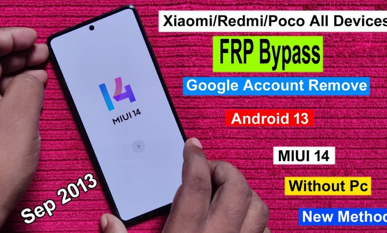 MI/Redmi/Poco MIUI 14 Android 13 FRP Unlock | Miui 14 MI/Redmi/Poco MIUI 14 Android 13 FRP Unlock | Miui 14