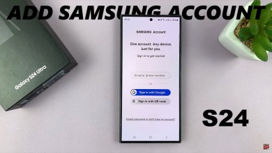 How To Add Samsung Account To Samsung Galaxy S24 / How To Add Samsung Account To Samsung Galaxy S24 /