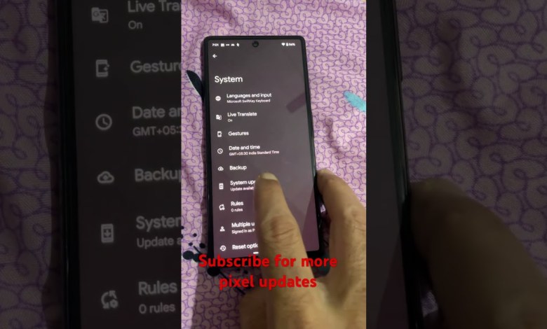 September security update for Pixel 6 before A14 September security update for Pixel 6 before A14