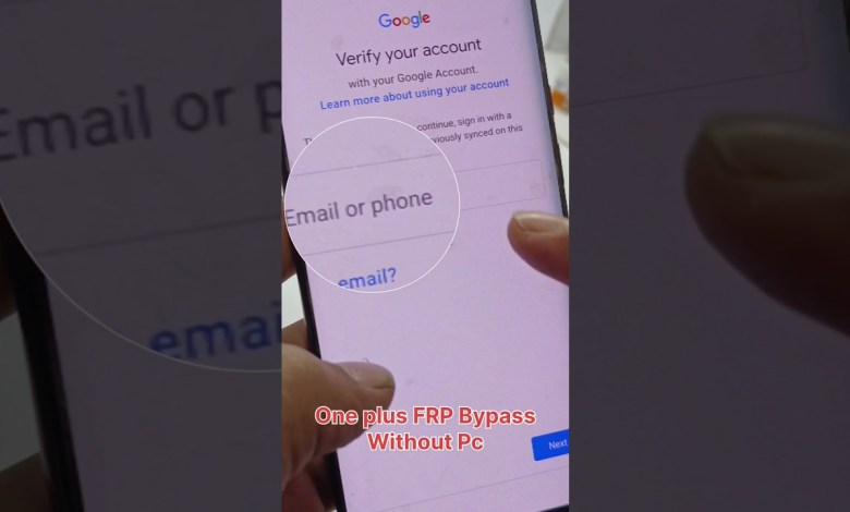 one plus FRP Bypass #shortfeed #viral #trending #mobile one plus FRP Bypass #shortfeed #viral #trending #mobile