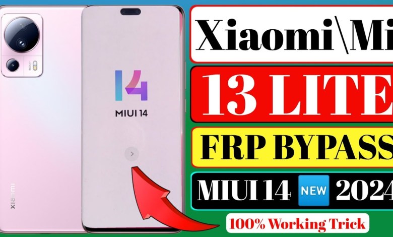 Xiaomi 13 Lite Google Account Bypass | MIUI 14 | Xiaomi Xiaomi 13 Lite Google Account Bypass | MIUI 14 | Xiaomi