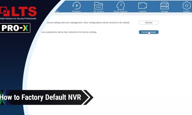 How to Reset Pro-X Devices to Factory Default Settings How to Reset Pro-X Devices to Factory Default Settings