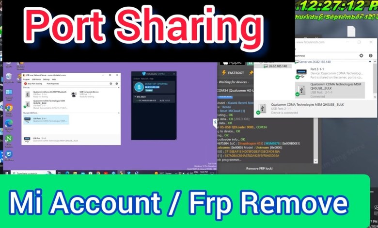 port Sharing mi Account / #frp Remove #online Service port Sharing mi Account / #frp Remove #online Service