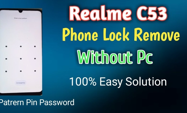 Realme c53 Hard Reset Pattern pin Password Remove || Realme c53 Hard Reset Pattern pin Password Remove ||