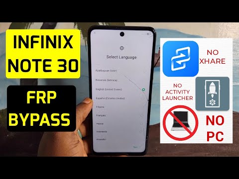 Infinix Hot 30, 30i (X6833B, X6831, X669) Frp Bypass Infinix Hot 30, 30i (X6833B, X6831, X669) Frp Bypass