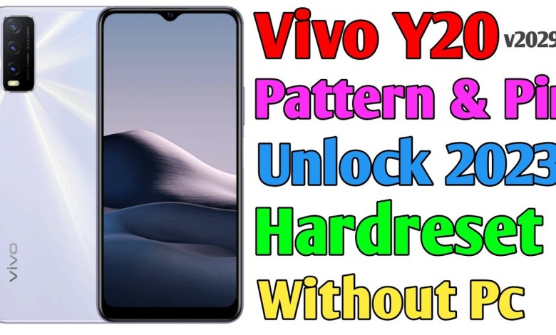 Vivo Y20 Password Lock Pin Lock Pattern Lock Remove Vivo Y20 Password Lock Pin Lock Pattern Lock Remove