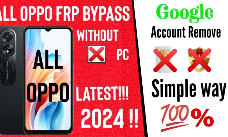 All Oppo Frp Bypass 2024 | Android 13-14 | Simple Way All Oppo Frp Bypass 2024 | Android 13-14 | Simple Way