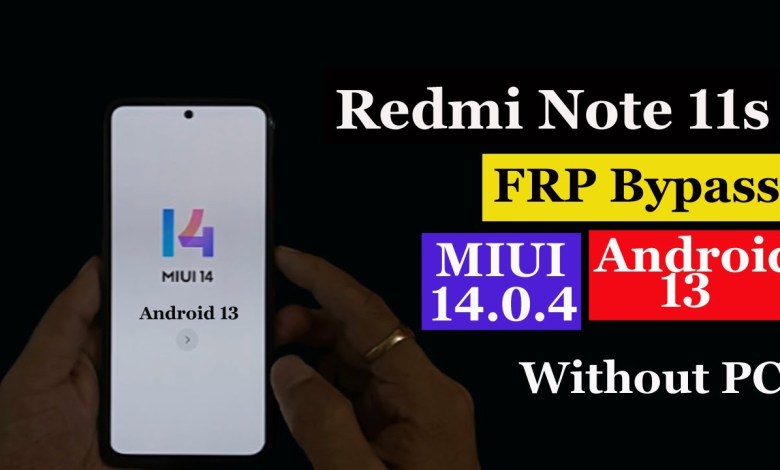 Redmi Note 11s MIUI 14 FRP Bypass Android 13 ! Google Redmi Note 11s MIUI 14 FRP Bypass Android 13 ! Google