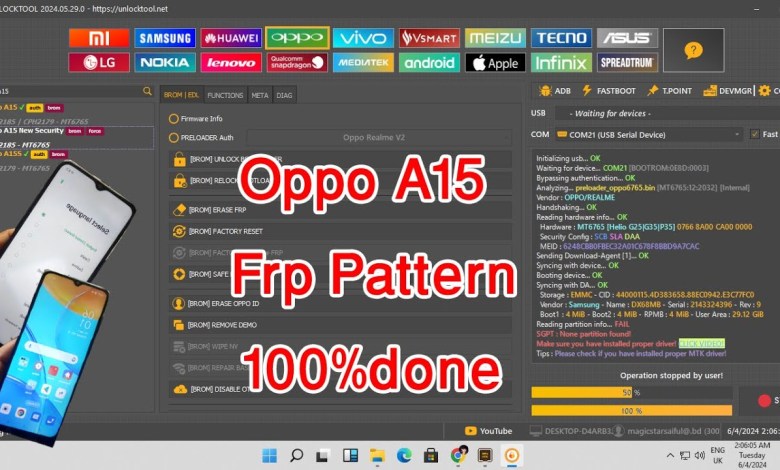 oppo a15 cph2185 pattern password & frp unlock tool oppo a15 cph2185 pattern password & frp unlock tool