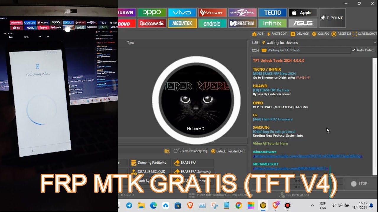 Realizar FRP MTK Free (TFT V4.0.0.0) Realizar FRP MTK Free (TFT V4.0.0.0)