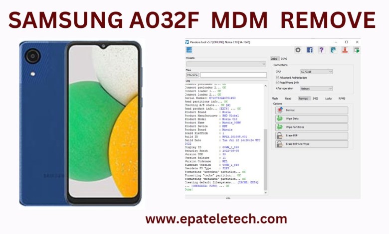SAMSUNG A032F MDM KG KNOX REMOVE STEP BY STEP PANDORA SAMSUNG A032F MDM KG KNOX REMOVE STEP BY STEP PANDORA