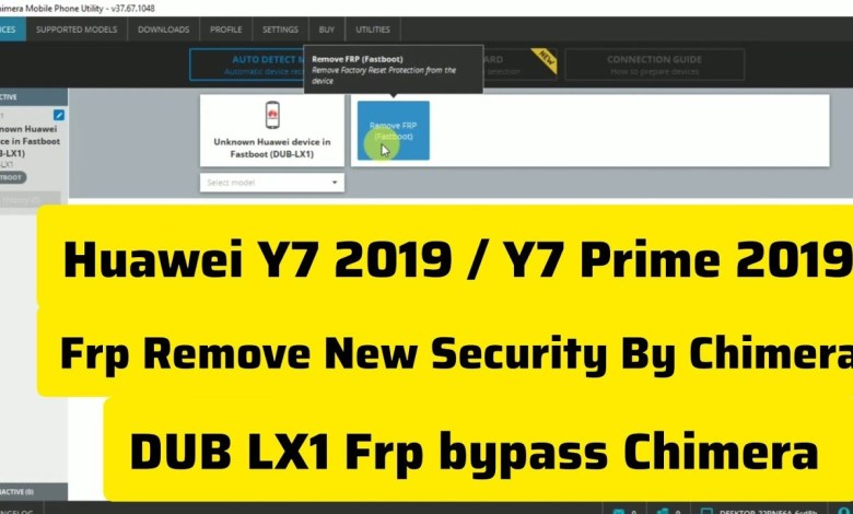 Huawei Y7 2019/Huawei Y7 Prime 2019 Frp Remove New Huawei Y7 2019/Huawei Y7 Prime 2019 Frp Remove New