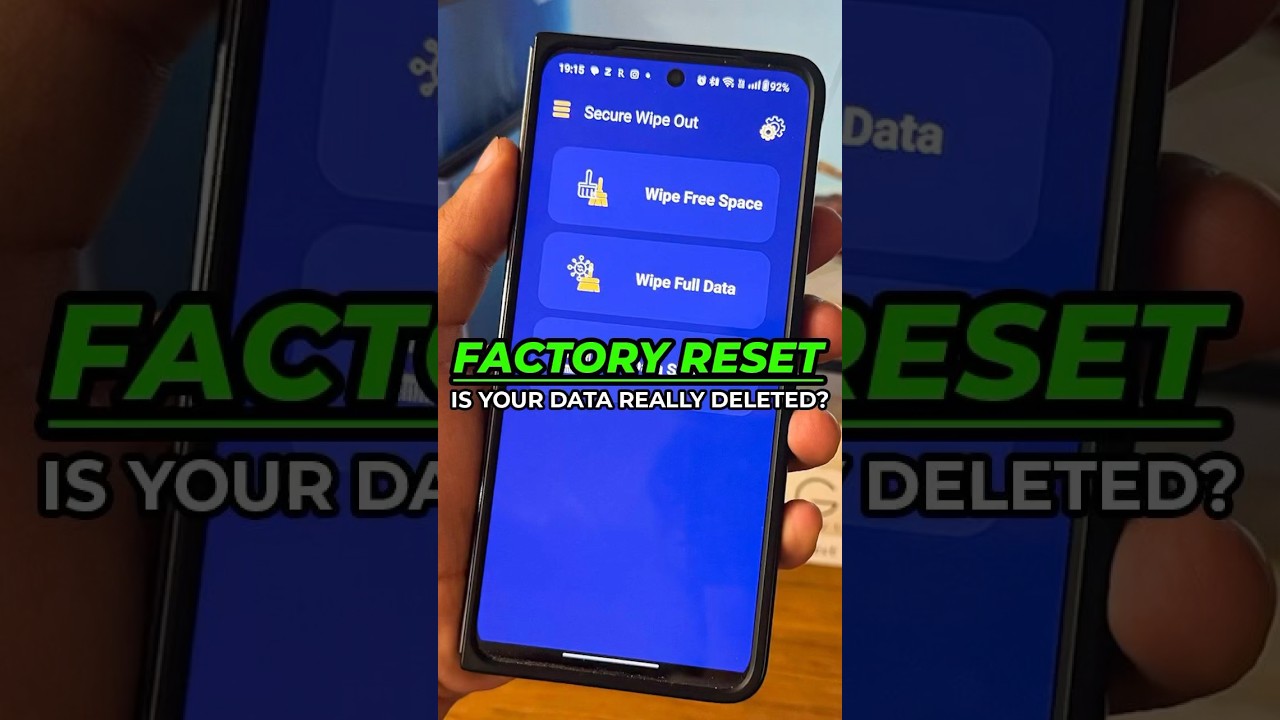 Is your data securely deleted??? #factoryreset #Android Is your data securely deleted??? #factoryreset #Android