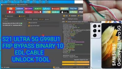 S21 ULTRA 5G G998U1 FRP BYPASS BINARY 10 EDL CABLE S21 ULTRA 5G G998U1 FRP BYPASS BINARY 10 EDL CABLE